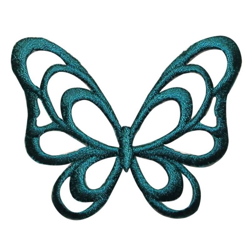 Id 2228 Schmetterling Umriss Patch Symbol Handwerk Garten Gestickt Applikation Aufnäher von YourPatchStore