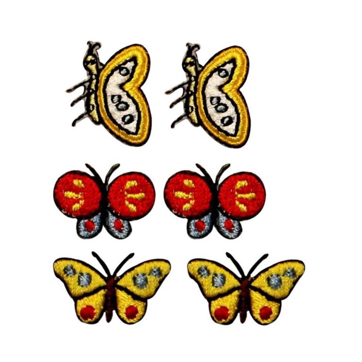 Id 2335Abc Set Mit 6 Assorted Schmetterling Patches Bug Gestickte Applikation Zum Aufbügeln Id 2335Abc Set Mit 6 Assorted Schmetterling Patches Bug Gestickte Applikation Zum Aufbügeln von YourPatchStore