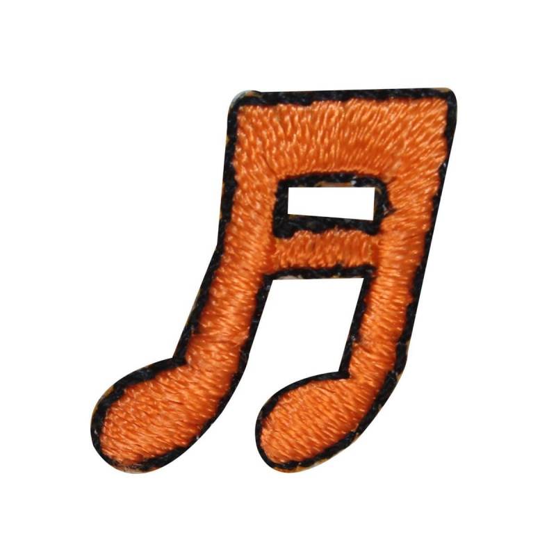 Id 3203 3 Doppel Sechzehnte Musiknote Patch Gestickte Applikation Zum Aufbügeln von YourPatchStore