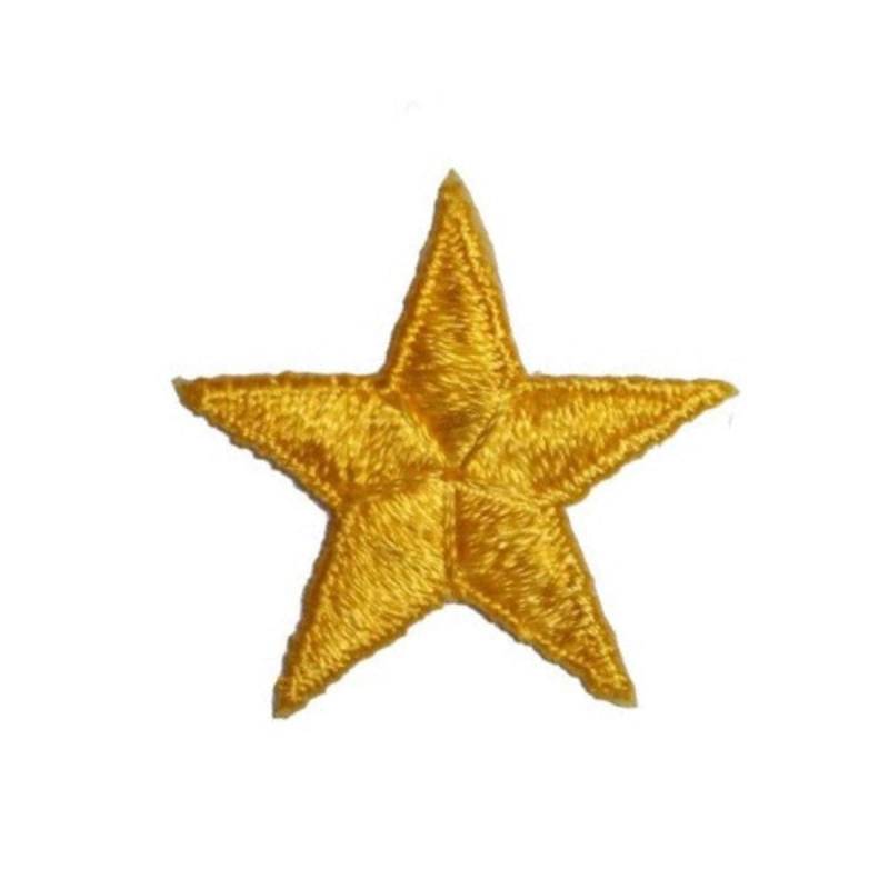 Id 3468B Gelber Stern Patch Nachthimmel Handwerk Symbol Gestickt Applikation Zum Aufbügeln von YourPatchStore