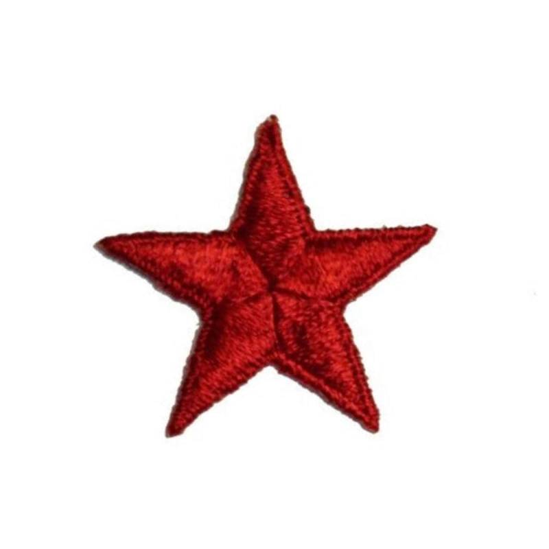 Id 3468C Roter Stern Patch Nachthimmel Handwerk Symbol Gestickte Applikation Zum Aufbügeln von YourPatchStore