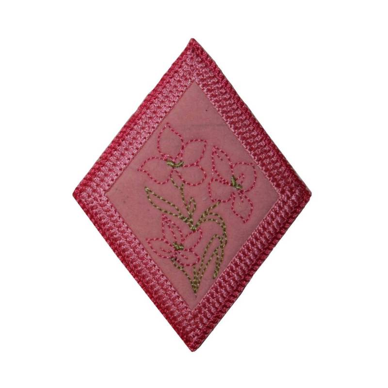 Id 6346 Pinke Gerahmte Blume Patch Bild Abzeichen Schild Gestickt Applikation Zum Aufbügeln Id 6346 Pinke Gerahmte Blume Patch Bild Abzeichen Schild Gestickt Applikation Zum Aufbügeln von YourPatchStore