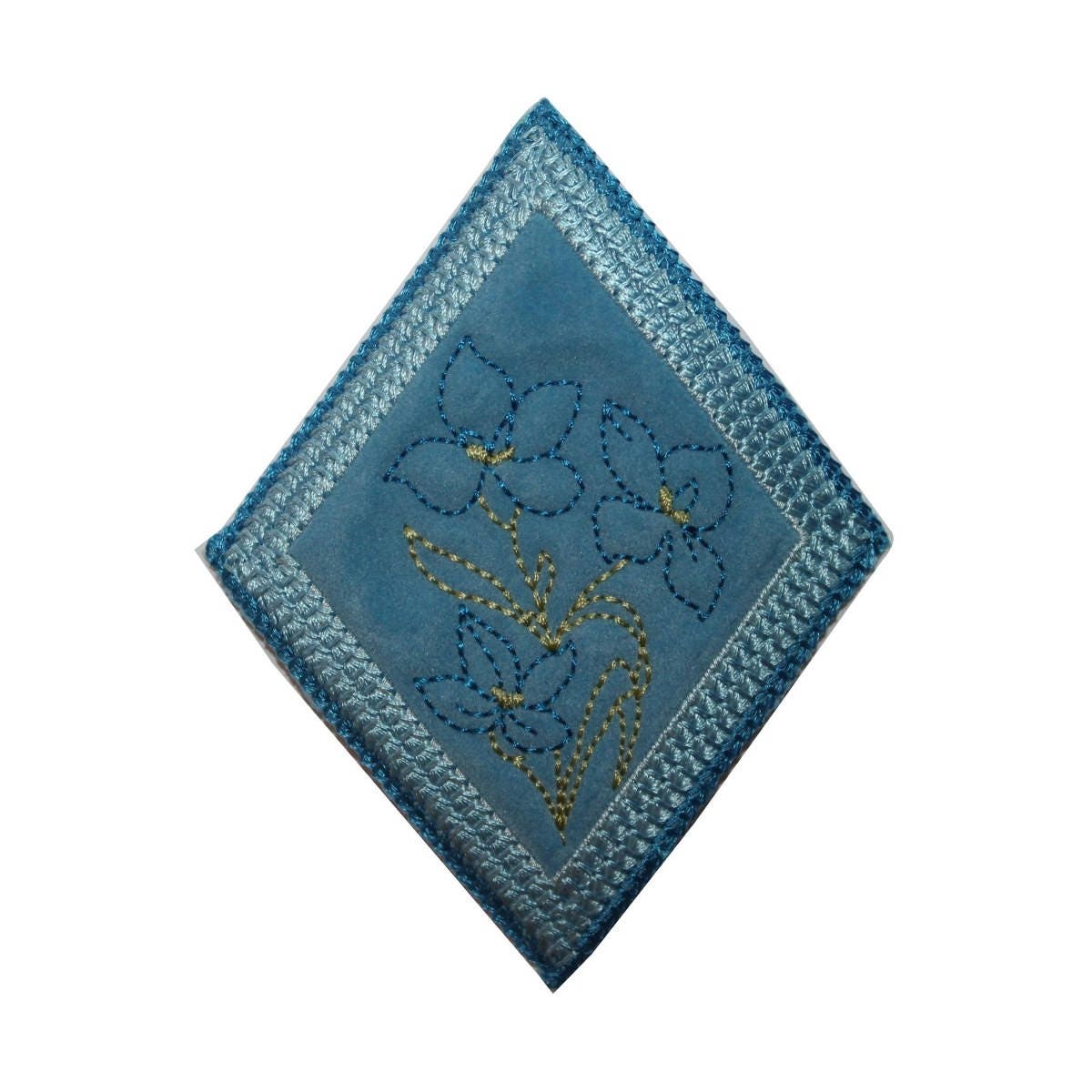 Id 6619 Blau Garten Blume Aufnäher Patch Bild Schild Gesticktes Aufbügler Id 6619 Blau Garten Blume Aufnäher Patch Bild Schild Gesticktes Aufbügler von YourPatchStore