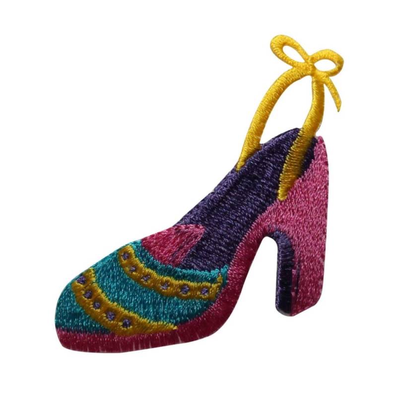 Id 7344 Pink High Heel Patch Schuh Band Mode Bestickt Applikation von YourPatchStore
