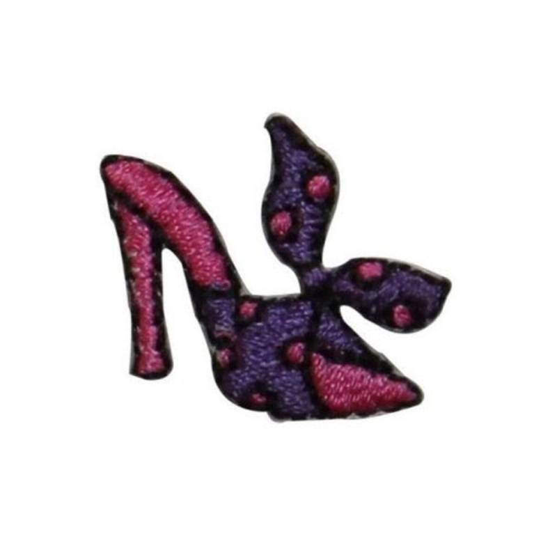 Id 7439 3Er Set Pink High Heel Patch Mode Schuh Gestickt Applikation Zum Aufbügeln von YourPatchStore