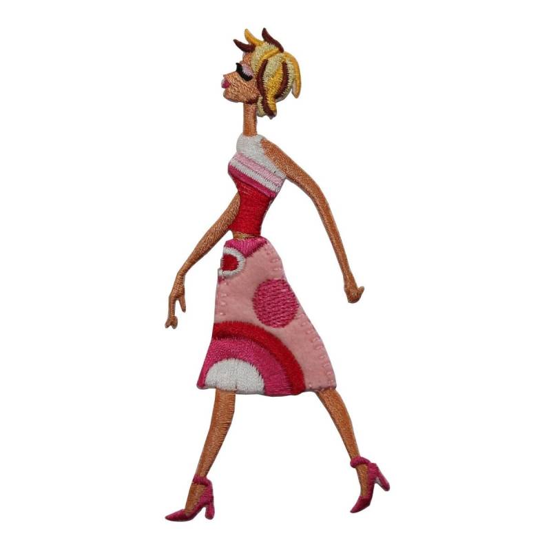 Id 7472 Trendy Woman Walking Patch Style Mode Gestickte Applikation Aufnäher Id 7472 Trendy Woman Walking Patch Style Mode Gestickte Applikation Aufnäher von YourPatchStore