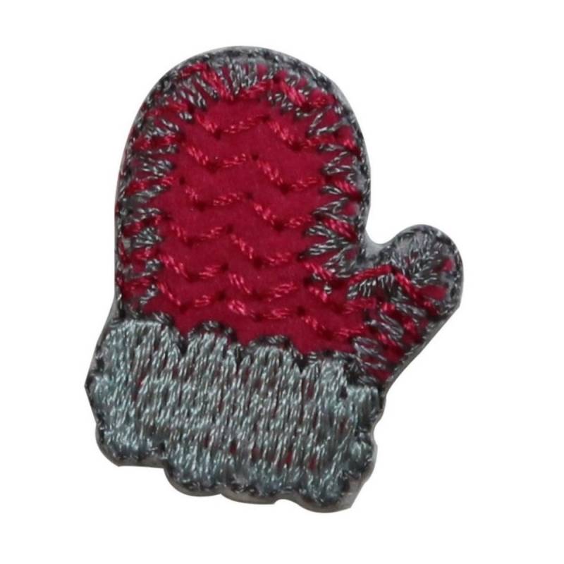 Id 7903 Lot Von 3 Winzige Winter Fäustlinge Aufnäher Handschuh Schnee Gestickte Applikation von YourPatchStore