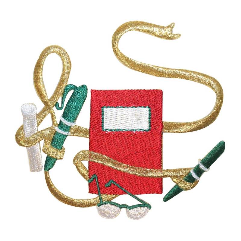 Id 8082 Santa's Checkliste Aufnäher Frech Schön Liste Gesticktes von YourPatchStore