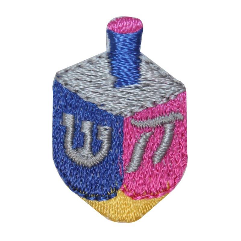 Id 8251 3Er Set Dreidel Spielzeug Aufnäher Chanukka Spinning Gesticktes Aufbügler von YourPatchStore