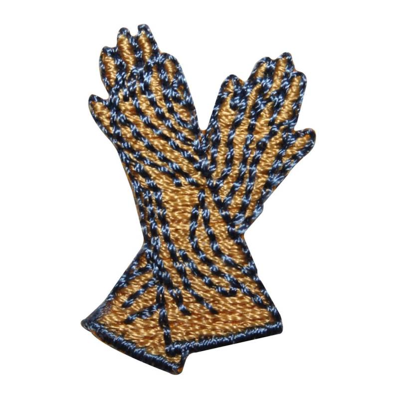 Id 8483 Gestreifte Oper Handschuhe Aufnäher Ärmel Mode Bestickt Applikation Zum Aufbügeln von YourPatchStore