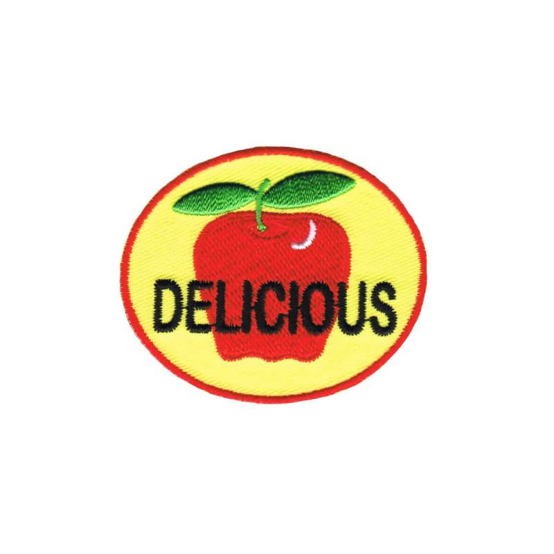 Köstlicher Apfel Aufnäher Essbare Früchte Süßer Snack Gesticktes Aufbügler von YourPatchStore