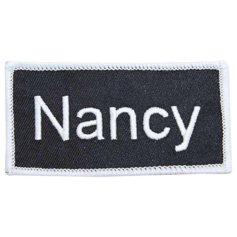 Nancy Namensschild Patch Uniform Id Arbeit Hemd Abzeichen Gesticktes Aufbügeln Applikation von YourPatchStore