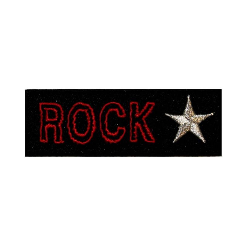 Rock Star Name Tag Patch Berühmte Musik Abzeichen Zeichen Gesticktes Eisen Auf Applikation von YourPatchStore
