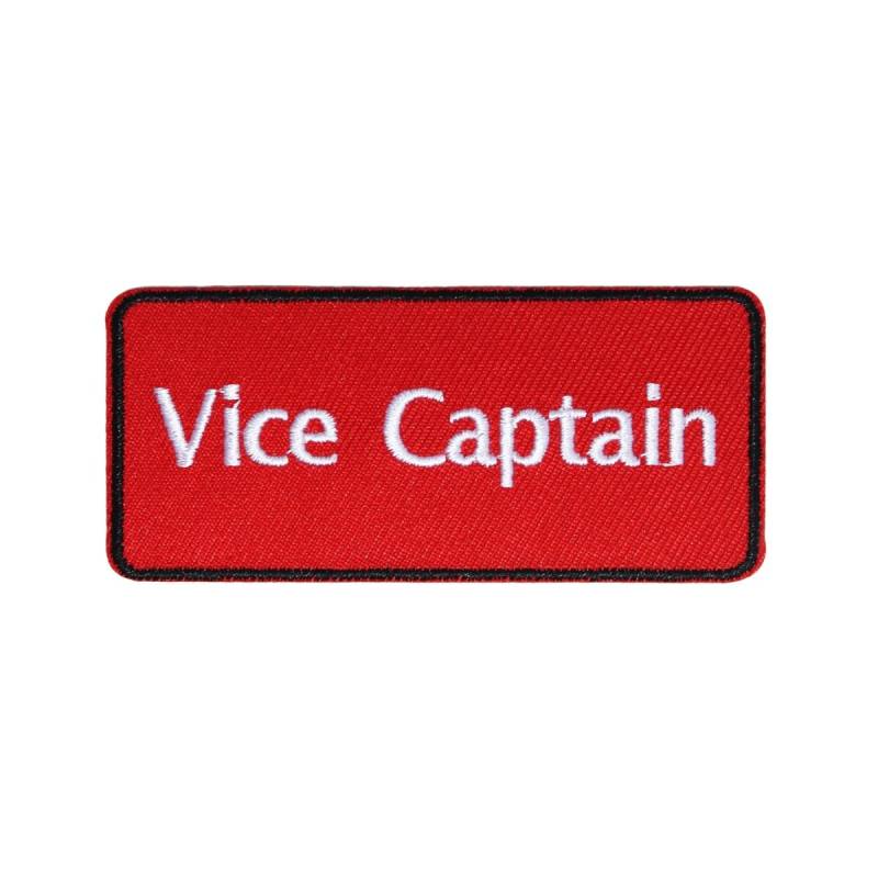 Vizekapitän Rot Team Patch Sportvereine Assistent Gesticktes Aufnähen Applikation von YourPatchStore