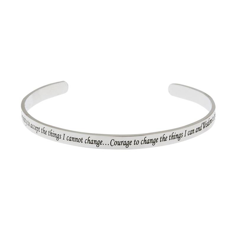Gott Gönnte Mir Die Gelassenheit... Gelassenheit Gebet Genesung Nüchternheit Inspirierendes Armband Schmuck & Geschenke Für Frauen von YourPerfectGiftShop