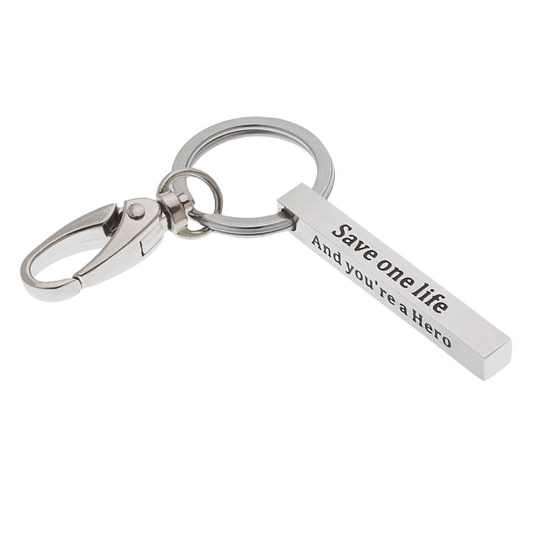 Krankenschwester Geschenke Rettet Ein Leben Und Du Bist Held, Hundert Eine Krankenschwester, Für Frauen, Frontliner Schlüsselanhänger von YourPerfectGiftShop