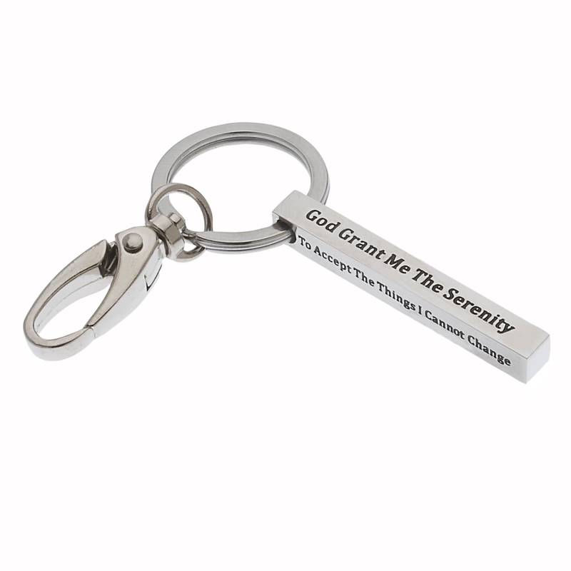 Serenity Schlüsselanhänger God Grant Me The Serenity... Inspirierender Schlüsselanhänger, Motivationsgeschenke, Ermutigungsgeschenke von YourPerfectGiftShop