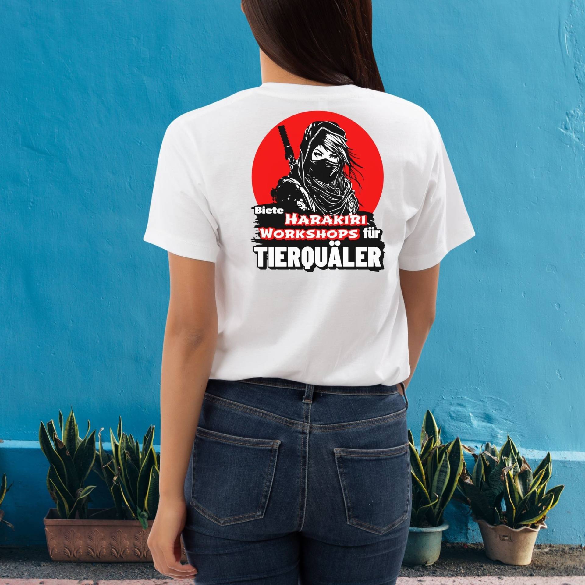 Biete Harakiri Workshops Für Tierquäler - Samurai Katze Hund Haustier Vegetarier Tierrecht Lustig Sarkastisch Spruch Biete Harakiri Workshops Für Tierquäler - Samurai Katze Hund Haustier Vegetarier Tierrecht Lustig Sarkastisch Spruch von YourPixelStudio