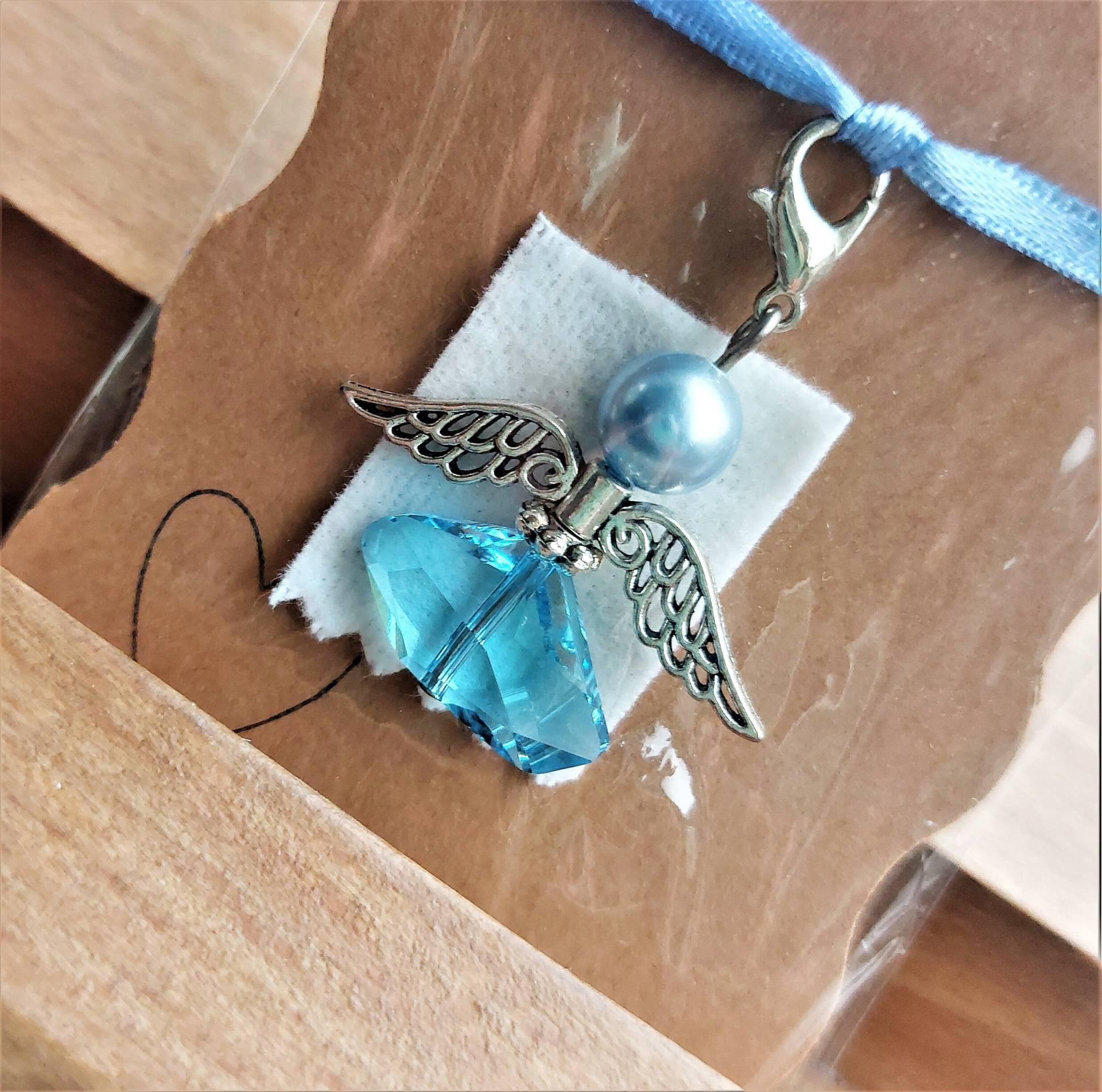 Ab 11, 90 Euro Engel - Anhänger | Hellblau von YourSweetDreamsDE