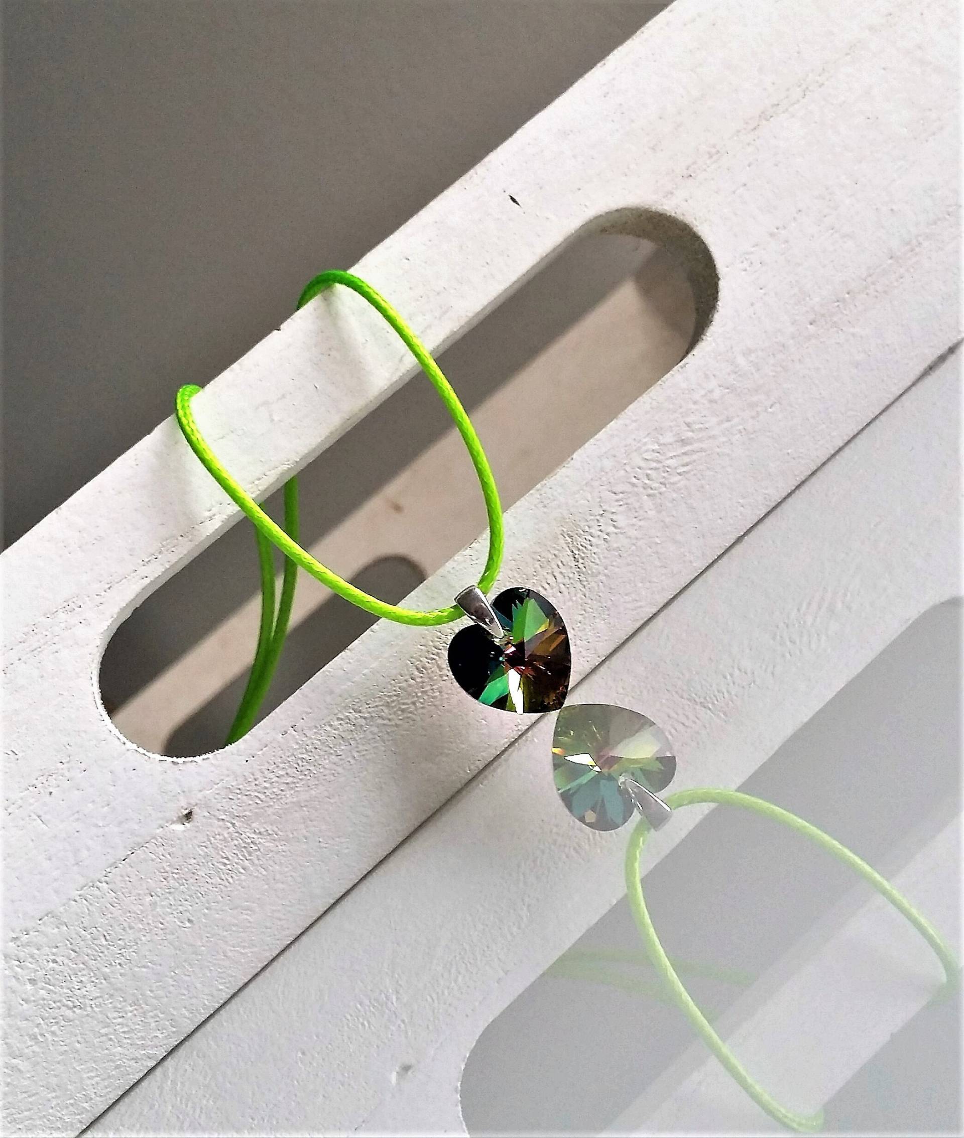 Kette // Herzkette Regenbogen von YourSweetDreamsDE