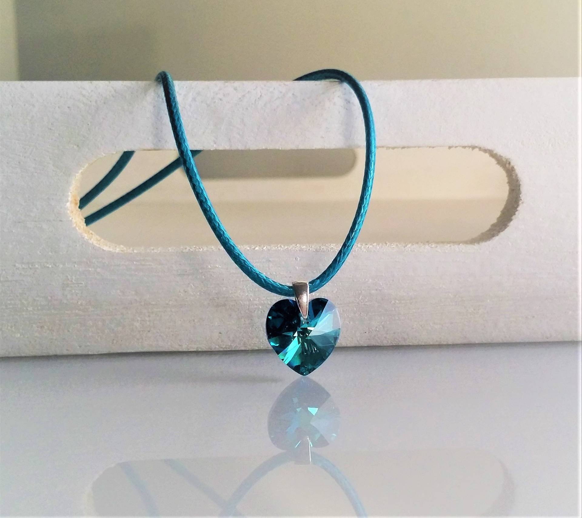 Kette // Herzkette Türkis von YourSweetDreamsDE
