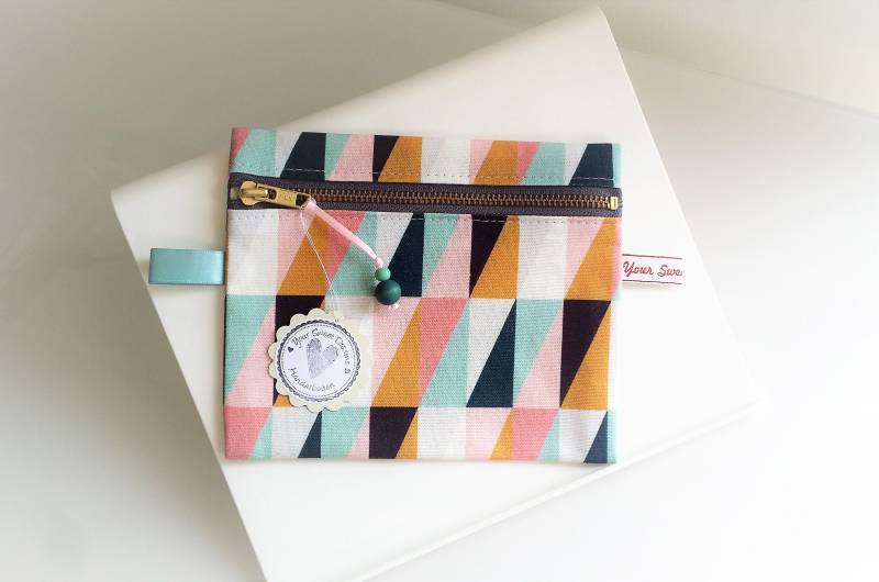Täschchen/Kosmetiktasche Mäppchen | Design Geo von YourSweetDreamsDE