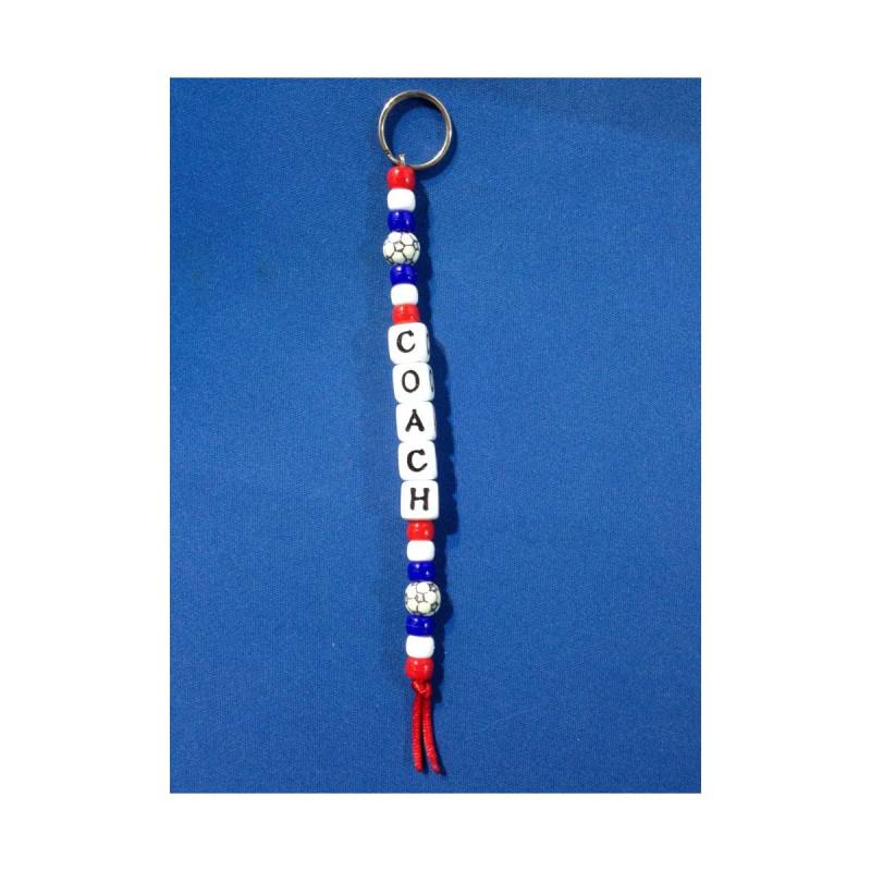 Benutzerdefinierte Schlüsselanhänger Coach Schule Geist Team Sport Schlüsselanhänger Cheer Supporter von YourTeamColors