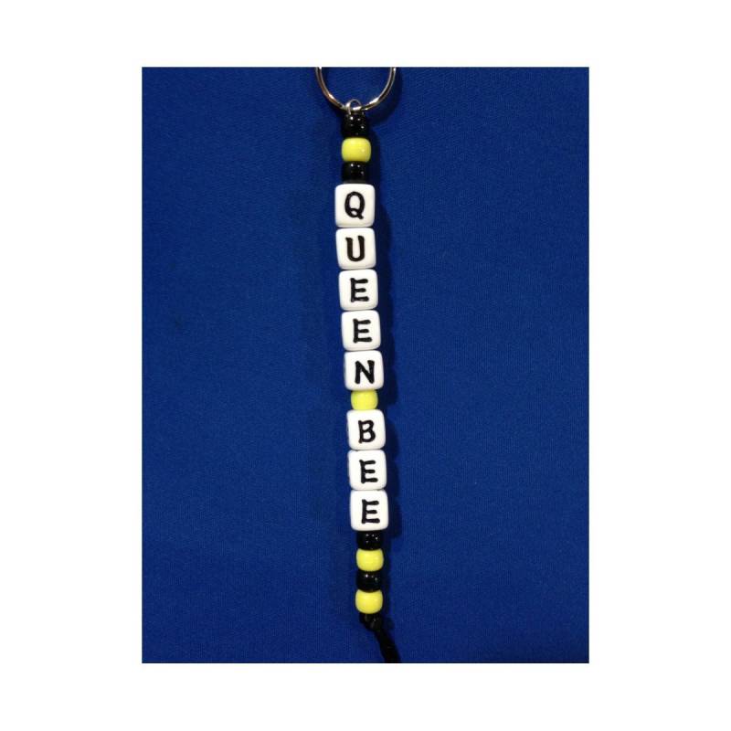Benutzerdefinierte Schlüsselanhänger Königin Biene von YourTeamColors
