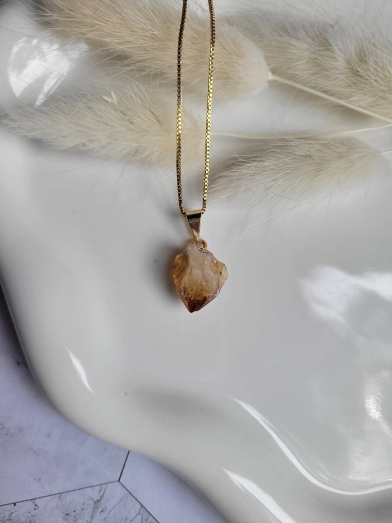 Citrin Kette Edelsteinschmuck | Geschenk Zwilling Jungfrau Citrin Kette Edelsteinschmuck | Geschenk Zwilling Jungfrau von YourTimelessLove