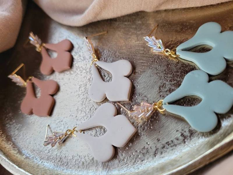 Polymerclay Ohrringe|Gelin|Braut|Ohrringe|Gold|Geschenk|Freundin|Weihnachten Polymerclay Ohrringe|Gelin|Braut|Ohrringe|Gold|Geschenk|Freundin|Weihnachten von YourTimelessLove