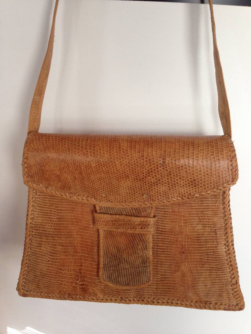 Eidechse Handtasche Eidechse Handtasche von YourTurnVintageStore