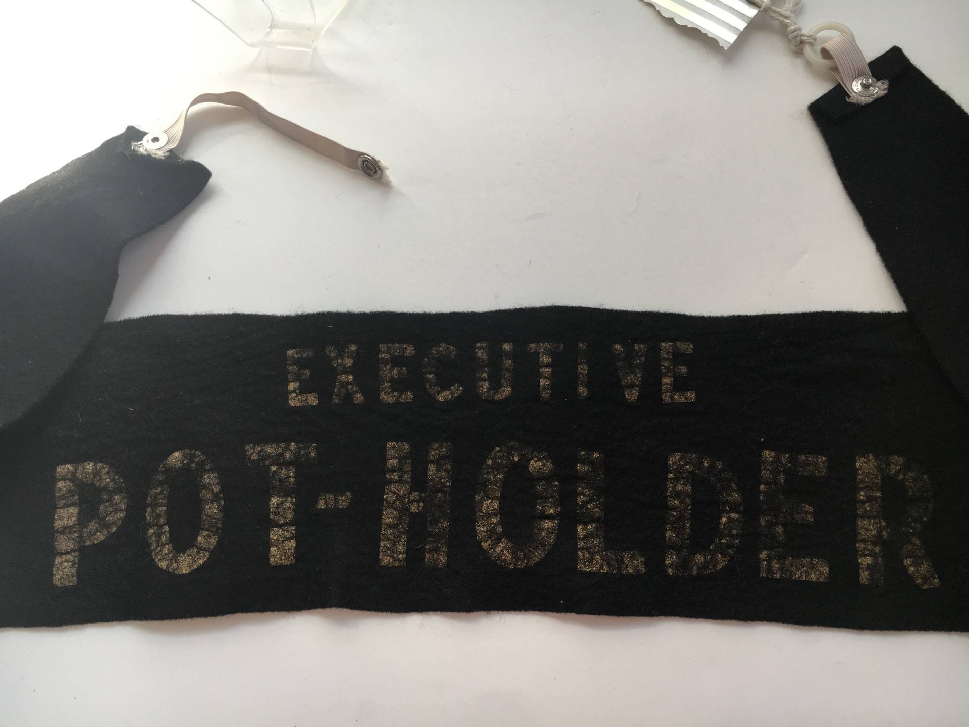 Kummerbund Filz Vintage Glücksspiel Topflappen von YourTurnVintageStore