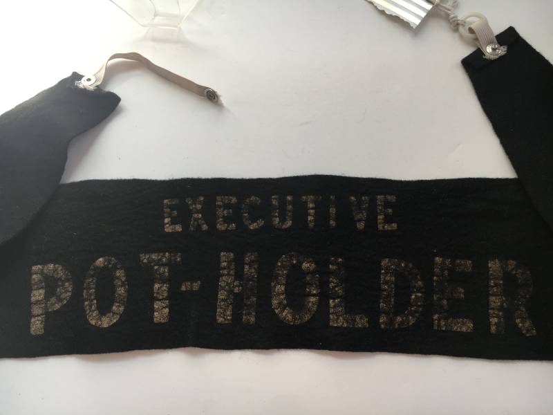 Kummerbund Filz Vintage Glücksspiel Topflappen von YourTurnVintageStore