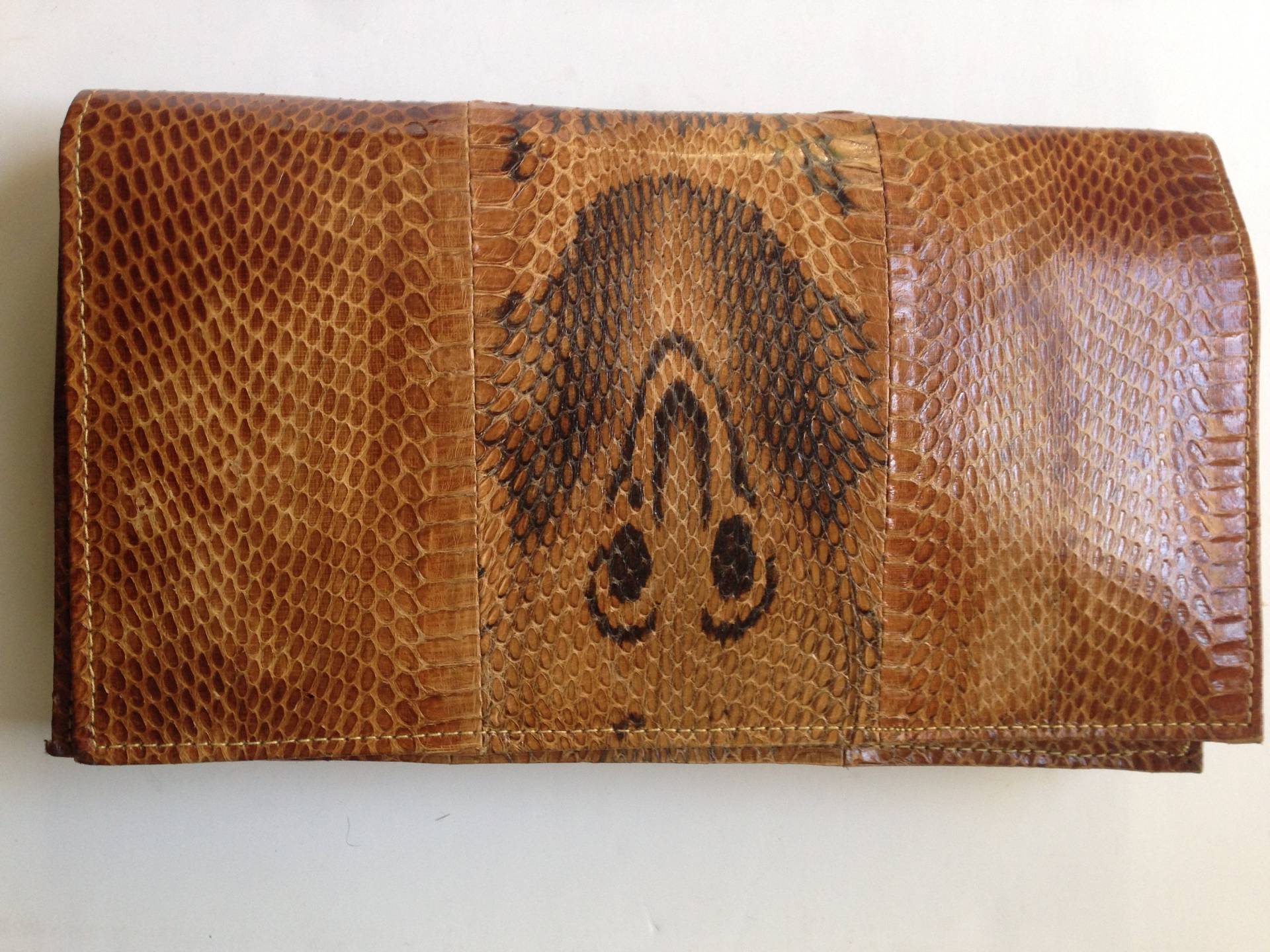Schlangenhaut Clutch von YourTurnVintageStore