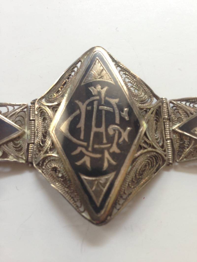 Silberne Neillo Filigran Armband Schiff Motiv Silberne Neillo Filigran Armband Schiff Motiv von YourTurnVintageStore