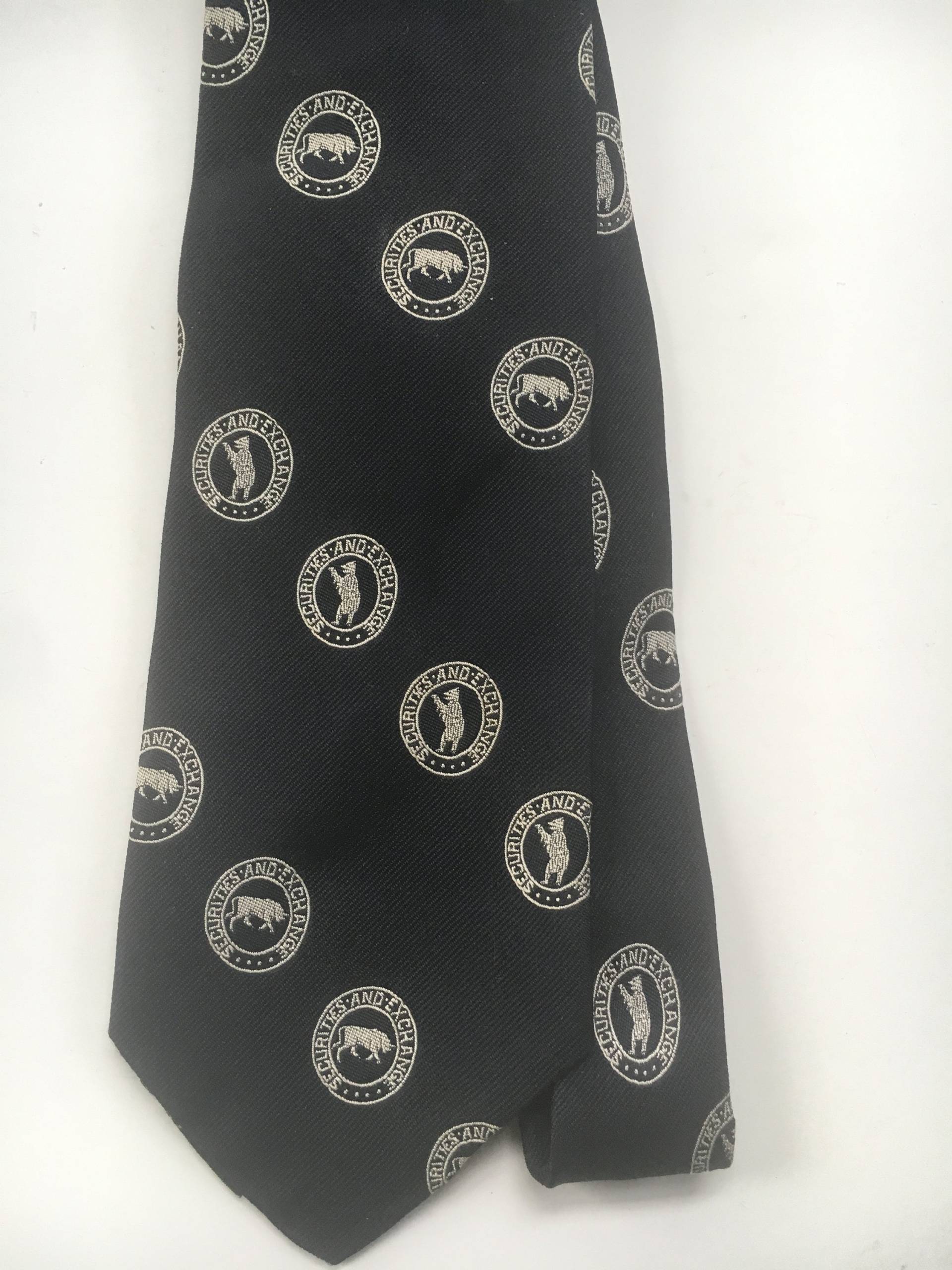 Silk Bulls & Bears Börsenkrawatte von YourTurnVintageStore