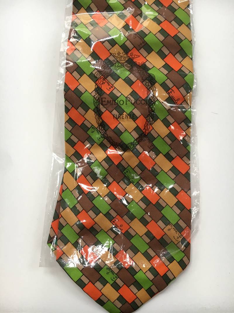 Vintage Emilio Pucci Krawatte Geometrisch Vintage Emilio Pucci Krawatte Geometrisch von YourTurnVintageStore