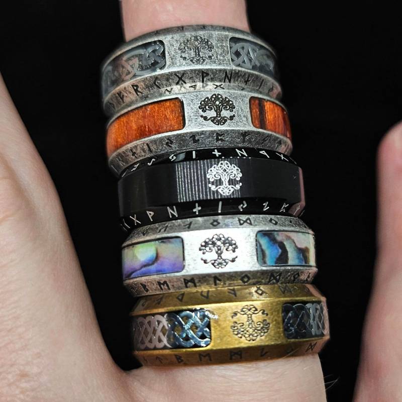 Baum Des Lebens Ring Angst Nordisch Findet Geschenk Elegant Valentinstag Für Freunde Familie von YourUniverseOFFICIAL