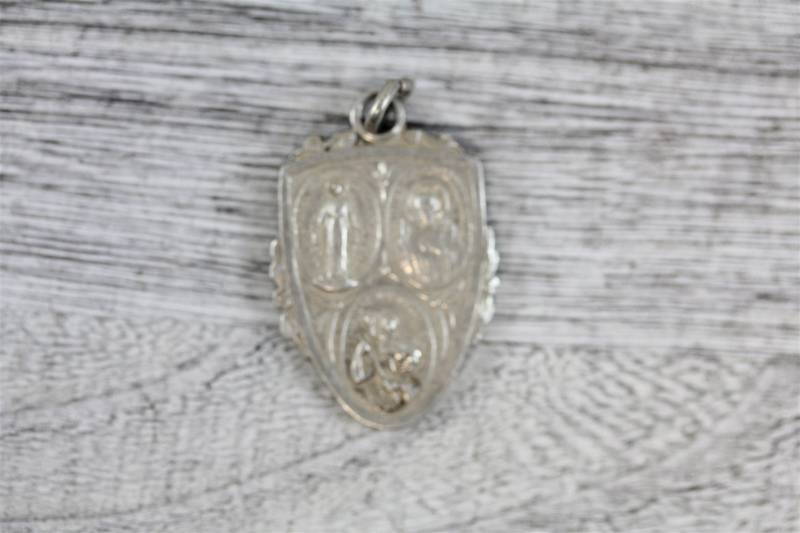 Vintage 3 Way Christopher Sterling Silber Medaille Religiöses Gebet Christian von YourVintageStyle