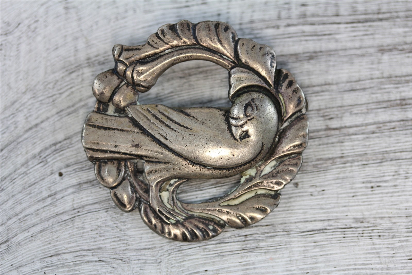 Vintage 40Er Jahre Sterling Silber 925 Vogel Brosche Pin Figural Pretty von YourVintageStyle