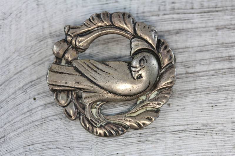 Vintage 40Er Jahre Sterling Silber 925 Vogel Brosche Pin Figural Pretty von YourVintageStyle