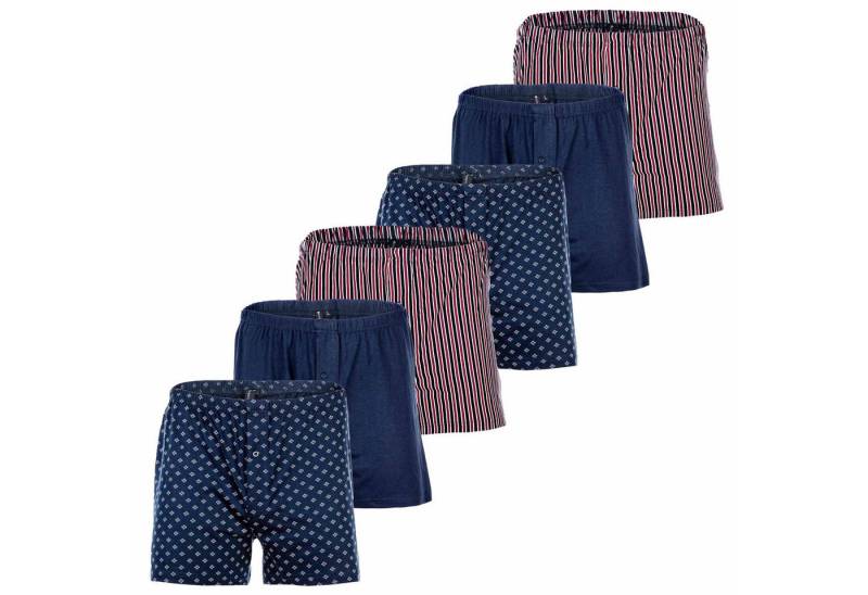 Yourbasics Boxer Herren Boxershort 6er Pack Baumwolle (Packung, 6er Pack) von Yourbasics