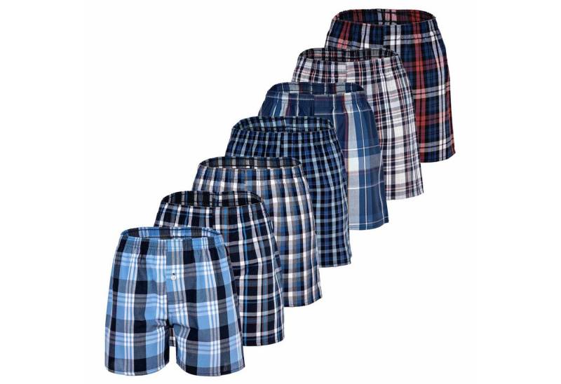 Yourbasics Boxershorts Jungen Web-Boxershorts 7er Pack Baumwolle (Packung, 7er Pack) von Yourbasics