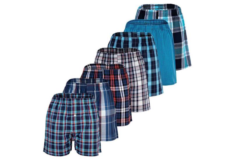 Yourbasics Boxershorts Jungen Web-Boxershorts 7er Pack Baumwolle (Packung, 7er Pack) von Yourbasics