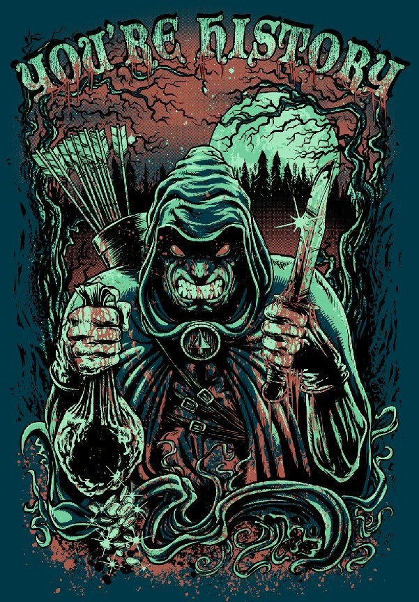 Rotkehlchen Hood T-Shirt Rotkehlchen Hood T-Shirt von YoureHistory