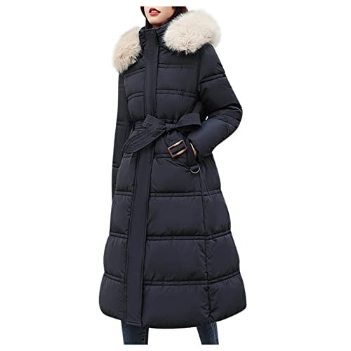 Daunenjacke Übergangsjacke Leichte Steppmantel Lang 2023 Damen Steppjacke Winterjacke Mantel Winterparka Outdoorjacke Übergang Sportjacke Reißverschluss Pufferjacke Gesteppte Jacke Daunenmantel von Yourumao