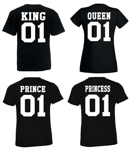 Kinder T-Shirt Modell Princess, Gr. 96/104 (4 Jahre), Schwarz von Urban Kingz