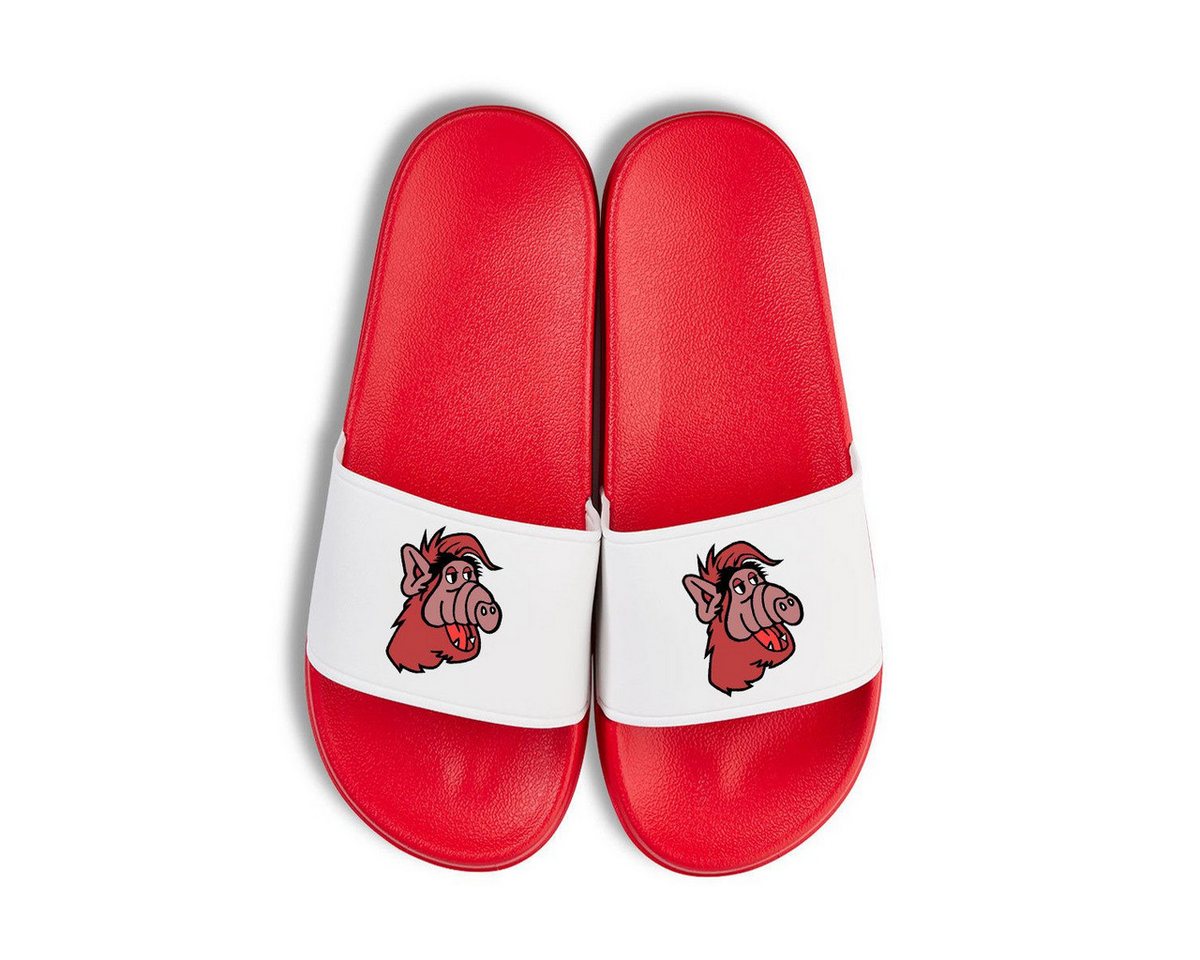 Youth Designz Alf Unisex Badelatschen Flip Flops Badeschuh mit lustigen Aufdruck für Männer und Frauen von Youth Designz