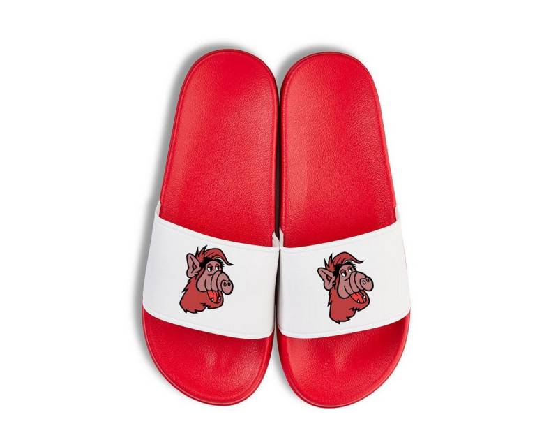 Youth Designz Alf Unisex Badelatschen Flip Flops Badeschuh mit lustigen Aufdruck für Männer und Frauen von Youth Designz