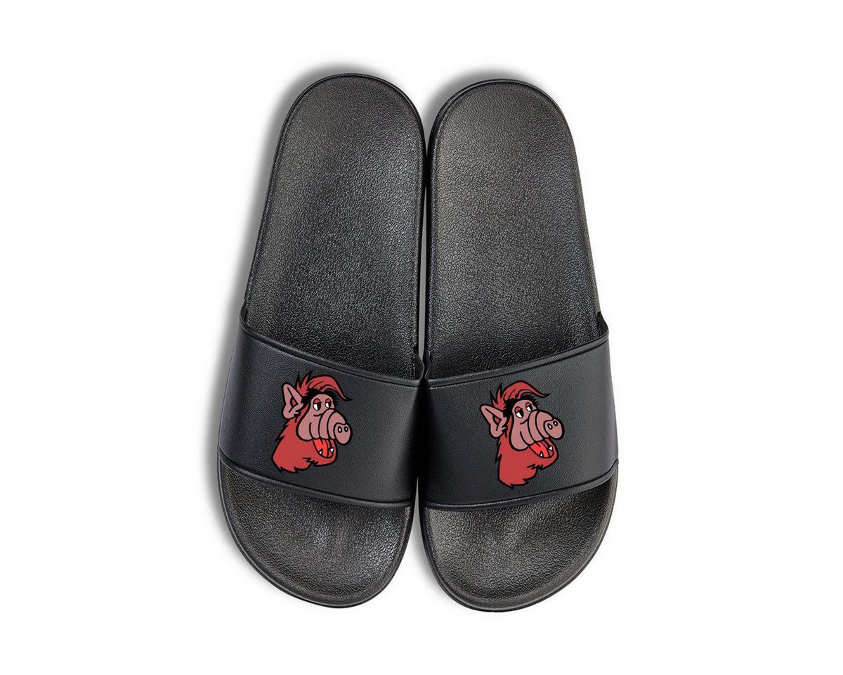 Youth Designz Alf Unisex Badelatschen Flip Flops Badeschuh mit lustigen Aufdruck für Männer und Frauen von Youth Designz